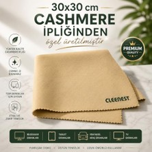 Defne Store Kaşmir Ipliğinden Temizleme Bezi, Mikrofiber Malzeme, Ekranlar ve Cihazlar Için 30X30 cm