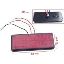 Defne Store Ledli 2 Fonksiyonlu 12-24V (Adet), Sevgent Çakar Reflektör 18 ile Uyumlu