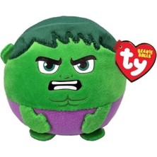 Defne Store Beanie Boos Hulk Beanie Ball Pelüş Top Oyuncak, Yeşil, 10 cm