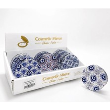 Defne Store ALK5907 Yuvarlak, Ince Taşlı El Aynası