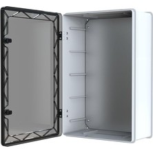 Defne Store Abs Pano 40 x 60 x 24.2 cm Taban Saclı IP65 Plastik Pano Montaj Plakalı Elektrik Kutusu Pano Darbeye Dayanıklı Dış Ortam Muhafaza Kutusu Abs Pano Poli 047