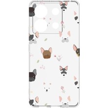 Defne Store S19 Max Pro S Zoom Şeffaf Silikon Kılıf, Köpek Baskılı ve Kamera Korumalı
