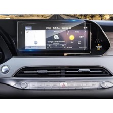 Defne Store Hyundai I20 10.25 Inç Multimedya ve Navigasyon Ekranı Için Nano Şeffaf Parlak Koruyucu