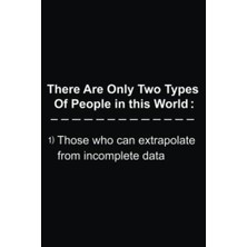 Defne Store Veri Meraklıları ve Mühendisler Için Extrapolate Data Geek Nerd N-Book Günlük Defteri