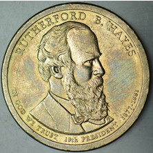 Banknoting Amerika 1 Dolar 2011 P Hatıra-Başkanlar Serisi-Rutherford B. Hayes 26 Mm.