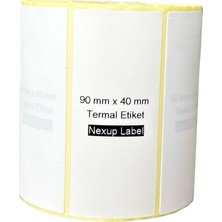Store 90X40 mm Termal Etiket, Barkod/adres/kargo Termal Etiketleri, Zebra ve Diğer Yazıcılarla Uyumlu