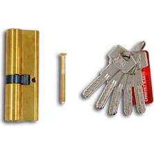 Defne Store Kale 164BNE Bilyalı Barel Sarı Kapı Kilit, 90 mm