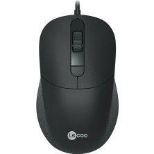 Defne Store MS102 USB Kablolu 2400DPI 4 Tuşlu Sessiz Optik Mouse, Pc, Mac, Dizüstü Bilgisayar, Windows ve Linux Uyumlu, Sağ ve Sol Elle Kullanıma Uygun, 99 G, Siyah