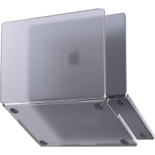 Defne Store MacBook Air 15,3 ile Uyumlu M4 (A3241) M3 (A3114) M2 (A2941) Polikarbonat Mat-Uzay Gri Sert Koruyucu Kılıf, 15 Inç 2023-2024