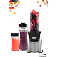 Tr Inox Kişisel Personal Smoothie Blender 2 Adet Bpa Free Tritan Şişeli