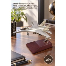 Yenilig 2 Adet Dekoratif Pirinç Uçak – Masa Üstü Dekor, Ev ve Ofis Aksesuarı, Metal Figür, Brass Airplane, Süs Eşyası