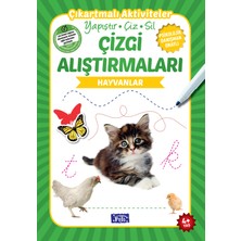 Veloro Hayvanlar - Çizgi Alıştırmaları