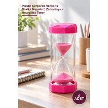 Yenilig 5 Adet Kum Saati – Plastik Çerçeveli Renkli 10 Dakika Masaüstü Zamanlayıcı Hourglass Timer