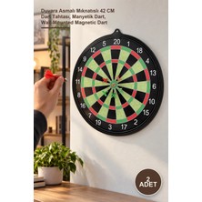 Yenilig 2 Adet Dart Oyunu – Duvara Asmalı Mıknatıslı 42 cm Dart Tahtası, Manyetik Dart, Wall-Mounted Magnetic Dart