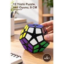 Yenilig 2 Adet 2x2 Mini Megaminx Zeka Küpü – 12 Yüzlü Puzzle, Akıl Oyunu, 9 cm