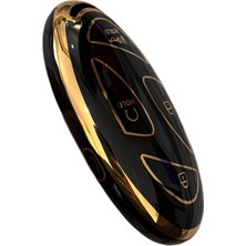 Autohan Keys Premium Nano Anahtar Kılıfı, 5 Butonlu, Tucson Ioniq Kona Modelleri ile Uyumlu (Siya