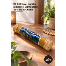 Yenilig 5 Adet Bambu Yağmur Sesi – 20 cm Boy, Bambu Malzeme, Atmosferik Ses, Rain Chime