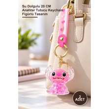 Yenilig 2 Adet Sulu Silikon Anahtarlık – Su Dolgulu 20 cm Anahtar Tutucu Keychain Figürlü Tasarım