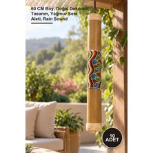 Yenilig 10 Adet Bambu Yağmur Sesi – 60 cm Boy, Doğal Dekoratif Tasarım, Yağmur Sesi Aleti, Rain Sound
