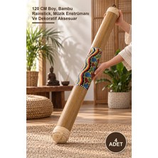 Yenilig 4 Adet Bambu Yağmur Sesi – 120 cm Boy, Bambu Rainstick, Müzik Enstrümanı ve Dekoratif Aksesuar