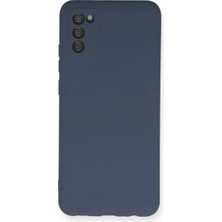 Akıllı Bayi Samsung Galaxy A03S Kılıf Nano Içi Kadife Silikon - Gri
