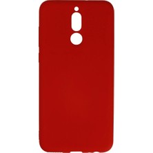Akıllı Bayi Huawei Mate 10 Lite Kılıf Nano Içi Kadife Silikon - Kırmızı