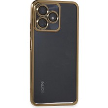 Akıllı Bayi Realme C53 Kılıf Razer Lensli Silikon - Gold