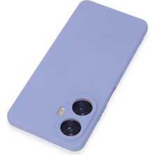 Akıllı Bayi Realme C55 Kılıf Nano Içi Kadife Silikon - Lila