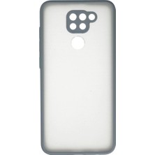 Akıllı Bayi Xiaomi Redmi Note 9 Kılıf Montreal Silikon Kapak - Gri