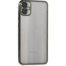 Akıllı Bayi Samsung Galaxy A05 Kılıf Razer Lensli Silikon - Yeşil