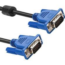 Akıllı Bayi VGA155 Siyah 15 Pin 3+6 Erkek-Erkek 5 Metre VGA Kablosu