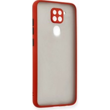 Xiaomi Redmi Note 9 Uyumlu Kılıf Montreal Silikon Kapak - Kırmızı