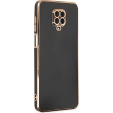 Xiaomi Redmi Note 9 Pro Uyumlu Kılıf Volet Silikon - Siyah