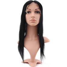 Peruk Market Komple Tığ Işçiliği Ön Kısmı Ekstra Tül Doğal Baby Taban Tepelik - 15X17CM - 1b