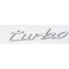 Gkl TW6410166 Seat Yazı Turbo 2*12 cm Krom 346945