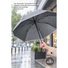 Yenilig 10 Adet Katlanabilir Şemsiye – Yarı Otomatik, Taşınabilir Portatif Foldable Umbrella Semi-Automatic, 52X90 cm ALK2760
