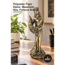 Yenilig 5 Adet Bereket Tanrıçası Fortuna Figürü – Polyester Figür Dekor, Masaüstü Süs, Fortuna Statue