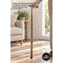 Yenilig 10 Adet Ahşap Baston – Ahşap Yürüyüş Destek Bastonu, 92 cm Boy, Yürüme Yardımcısı, Walking Stick, Cane