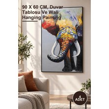 Yenilig 4 Adet Duvara Asmalı Yağlı Boya Pano – 90 x 60 Cm, Duvar Tablosu ve Wall Hanging Painting