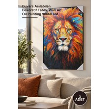 Yenilig 3 Adet Yağlı Boya Pano – Duvara Asılabilen Dekoratif Tablo, Wall Art, Oil Painting 90X60 cm