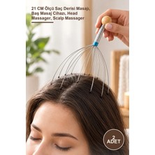Yenilig 2 Adet Kafa Masaj Aleti – 21 cm Ölçü Saç Derisi Masajı, Baş Masaj Cihazı, Head Massager, Scalp Massager