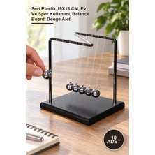 Yenilig 10 Adet Denge Balans Tahtası – Sert Plastik 19X18 Cm, Ev ve Spor Kullanımı, Balance Board, Denge Aleti