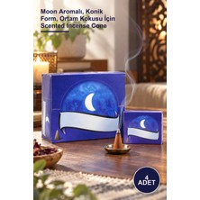 Yenilig 4 Adet Konik Tütsü – Moon Aromalı, Konik Form, Ortam Kokusu Için Scented Incense Cone