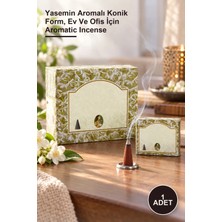 Yenilig 1 Adet Konik Tütsü – Yasemin Aromalı Konik Form, Ev ve Ofis Için Aromatic Incense