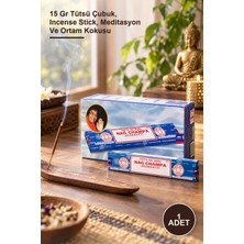 Yenilig 1 Adet Nag Champa Aromalı Çubuk Tütsü – 15 gr Tütsü Çubuk, Incense Stick, Meditasyon ve Ortam Kokusu