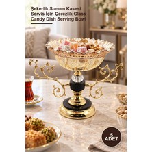 Yenilig 5 Adet Cam Kase – Şekerlik Sunum Kasesi Servis Için Çerezlik Glass Candy Dish Serving Bowl