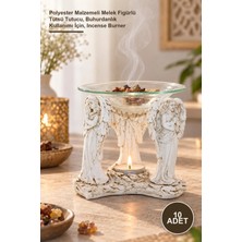 Yenilig 10 Adet Polyester Melekli Buhurdanlık – Polyester Malzemeli Melek Figürlü Tütsü Tutucu, Buhurdanlık Kullanımı Için, Incense Burner