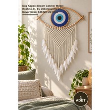 Yenilig 3 Adet Rüya Kapanı – Düş Kapanı Dream Catcher Model Roshıta-34, Ev Dekorasyonu ve Duvar Süsü, 84X120 cm Ölçü
