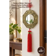 Yenilig 5 Adet Bagua Aynası – 1. Derece Metal, Dekoratif Bagua Ayna Kullanım Için Uygun, Feng Shui Mirror