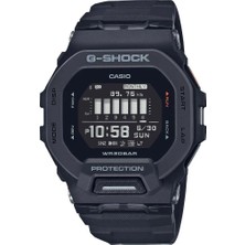 Casio GBD-200-1DR G-SHOCK Siyah Kol Saati Dijital Erkek 1 ATM Suya Dayanıklı Silikon Kordonlu
